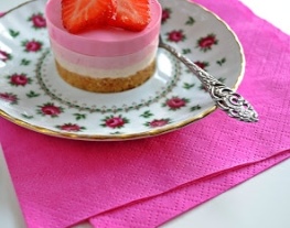 receptenvandaag Mini strawberry cheesecakes