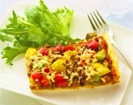 5 pizza met vegetarisch gehakt