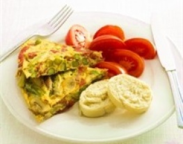 17 omelet met groene asperges