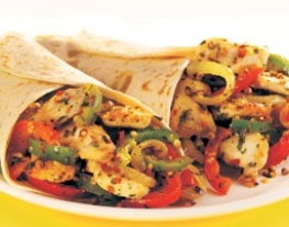 17 tortillas met kip, groenten en citroenmayonaise