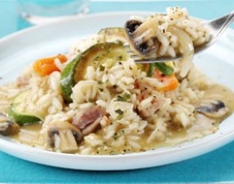 ham vegetable risotto
