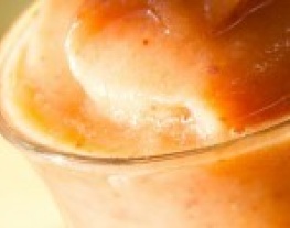 2 abrikoos en mango smoothie