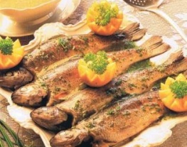 11 forel met groene saus