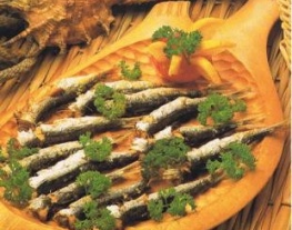 11 gegrilleerde sardines