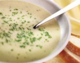 6 witlofsoep met aardappel en sherry