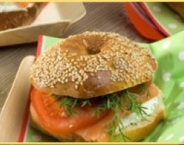 15 gekruid broodje met zalm