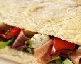 recepten vandaag ciabatta met geroosterde paprikas, boursin minis en parmaham 1379