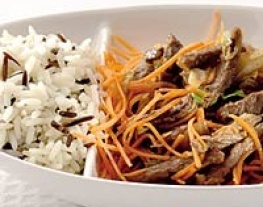 eten recepten vlees Rundvlees Teriyaki wilde rijst