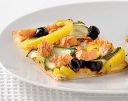 Eten Recepten Pizza Pizza courgette rode zalm