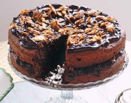 receptenvandaag dubbele brownietaart met amandelen