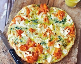 receptenvandaag frittata met zoet aardappel & spinazie