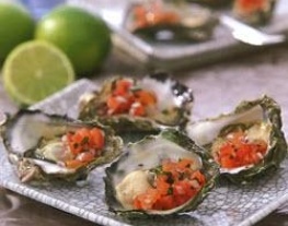 receptenvandaag oesters met tomatensalsa