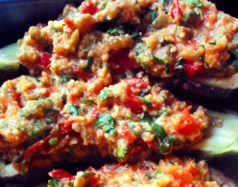 receptenvandaag gevulde aubergines uit de oven