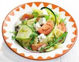 recepten vandaag farfalle vegetarische maaltijd salade
