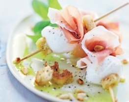 Spiesjes-met-parmaham-recepten-vandaag