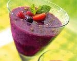 recept aardbei bosbessen smoothie