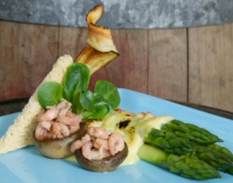 receptenvandaag Asperge-garnalengratin