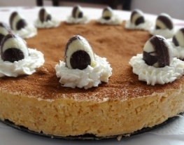receptenvandaag Cheesecake met karamel en brownie
