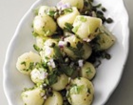 recepten vandaag salade aardappelsalade kappertjes peterselie