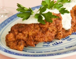 receptenvandaag Bloemkoolbeignets met komijn en limoenyoghurt
