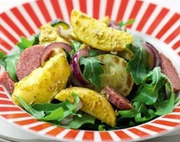 recepten vandaag salade aardappelsalade pesto salami
