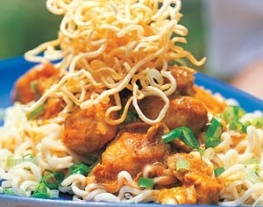 recepten vandaag kip rode kokos curry gekookte mie