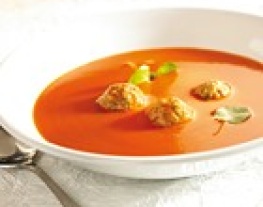 recept tomatensoep met balletjes