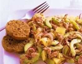 recepten vandaag aardappel salade met tonijn