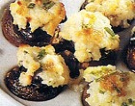 17 champignons gevuld met slakken