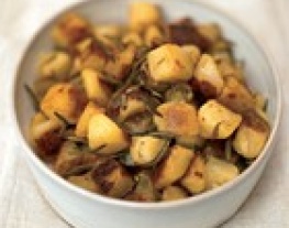 18 jamie oliver: aardappelen met rozemarijn uit de oven