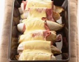 19 witlof uit de oven met ham en kaas