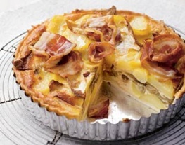 18 witlof-aardappeltaart