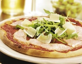 5 pizza met zalm