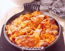 8 nigella lawson: croissant-pudding met karamel