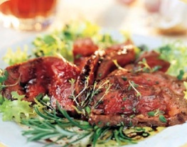 12 schijfjes steak met kruiden