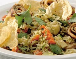 21 nasi goreng knoflook met pittige omelet