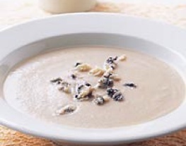 6 romige bloemkoolsoep met gorgonzola