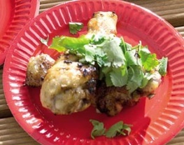 7 drumsticks met koriander en saffraan