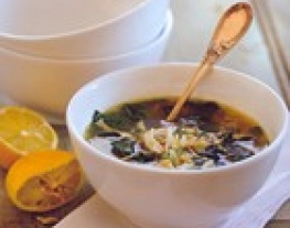 recepten kippensoep spinazie orzo