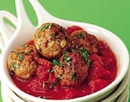 20 kruidige kipballetjes in tomatensaus