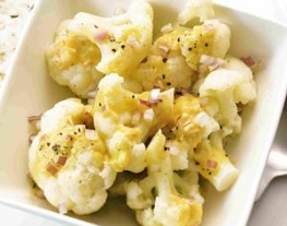 19 bloemkool met mosterdvinaigrette