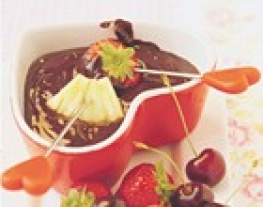 recept chocoladefondue