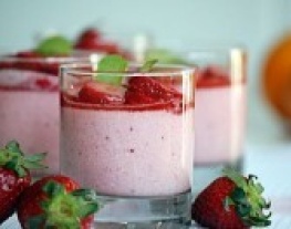 8 aardbeien anijs kwark