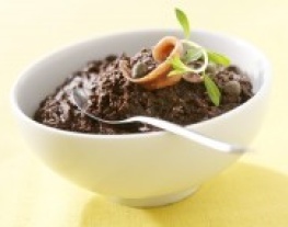 22 tapenade van zwarte olijven 